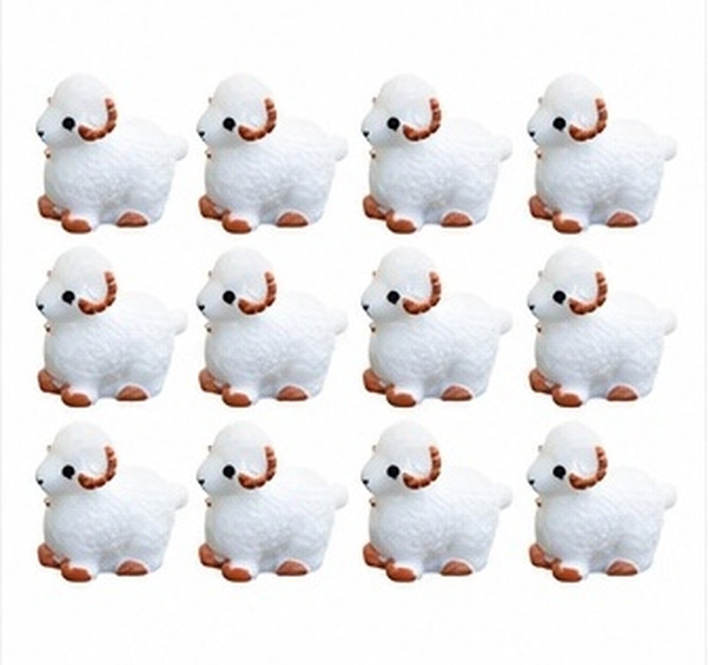 Bonsai Garden Landscape Design - 12Pcs Succulent Plant Decor Creative Sheep