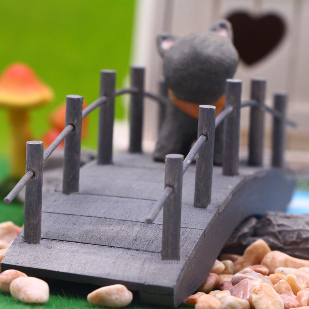 2Pcs Miniature Vintage Wooden  - Bonsai Garden Landscape Design 评论和价格