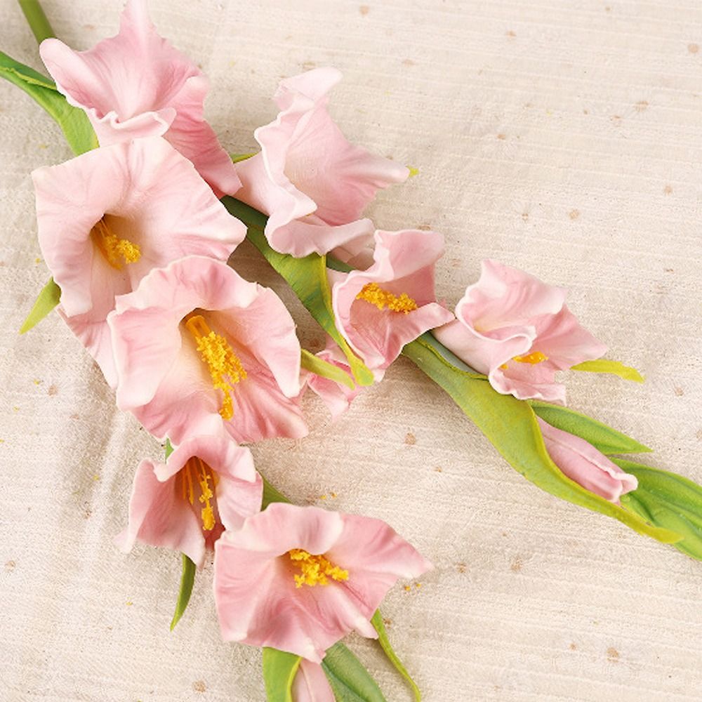 PU Artificial Gladiolus Branch - Bonsai Garden Art 评论和价格