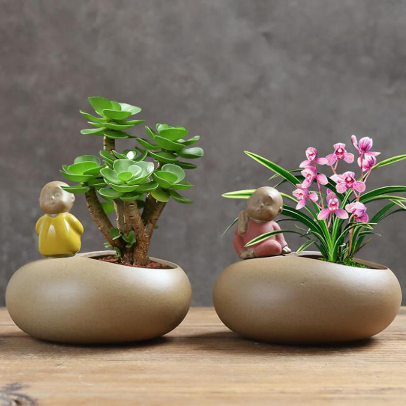 Chinese Style Retro Ceramic Mo - Bonsai Garden Art 评论和价格
