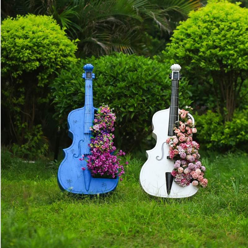 Cello-Shaped Garden Statue Lar - Bonsai Garden Art 评论和价格