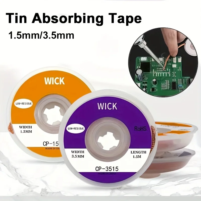 1.5m Desoldering Braid Tape Co - Copper Wire Roll 评论和价格