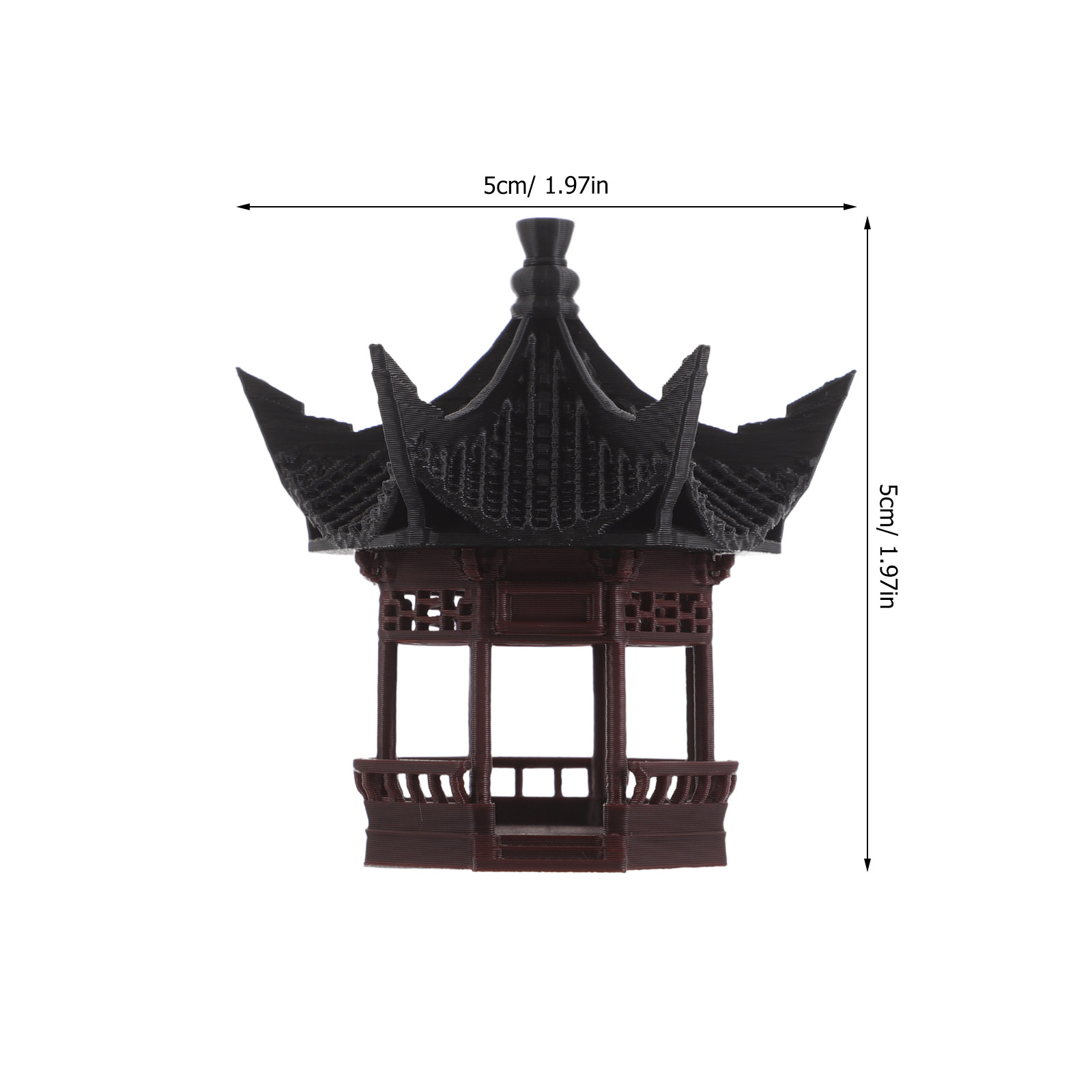 Miniature Pagoda Landscape Orn - Bonsai Garden Landscape Design 评论和价格