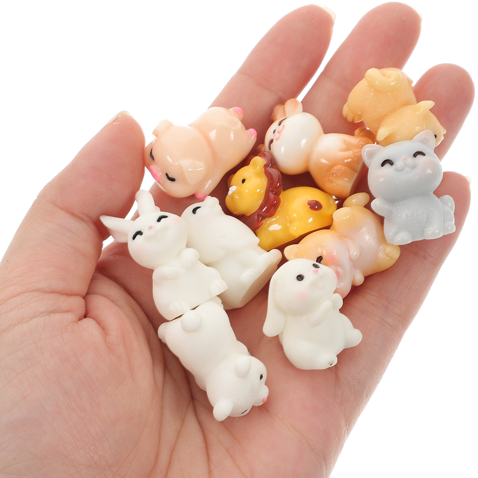 11Pcs Mini Animal Resin Orname - Bonsai Garden Landscape Design 评论和价格