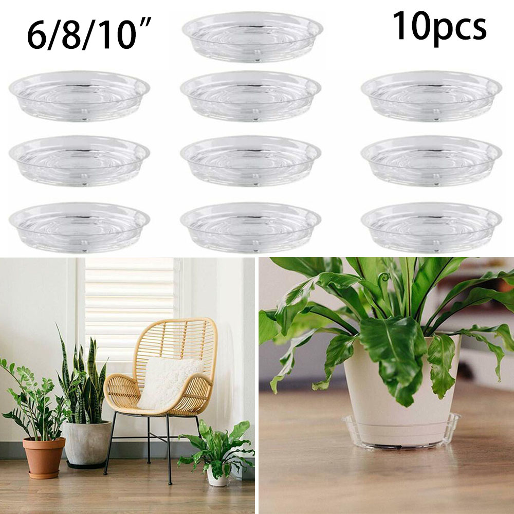 10pc Garden Plant Saucer Drip  - Drip Tray Saucer 评论和价格