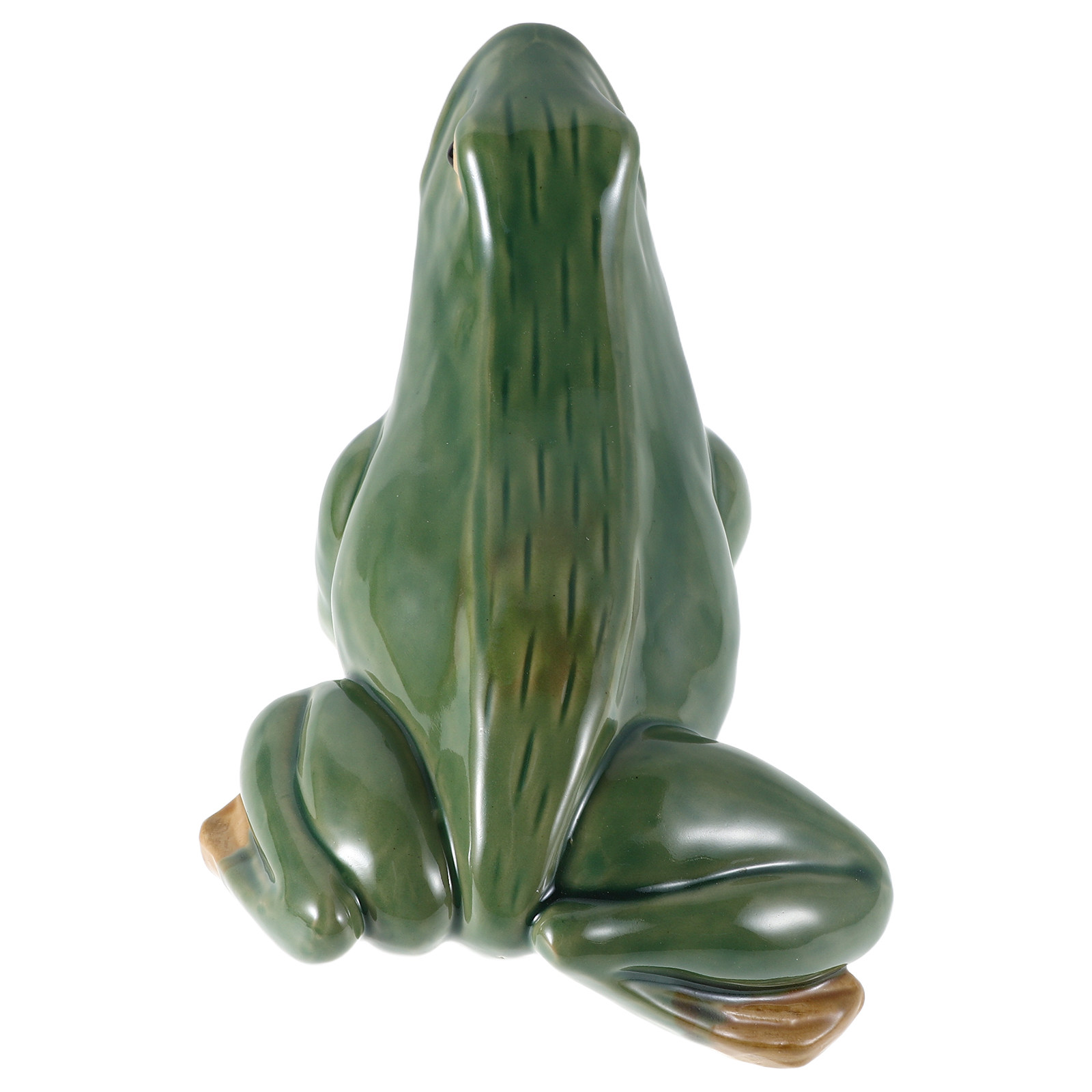 Ceramic Frog Statue Realistic  - Bonsai Garden Landscape Design 评论和价格
